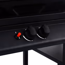 vidaXL Gas BBQ Grill with 3-layer Side Table Black Outdoor Backyard Barbecue - Additional view 5