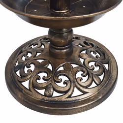 vidaXL Decorative Birdbath with Solar Powered LED Lights Plastic Bird Feeder - Additional view 6