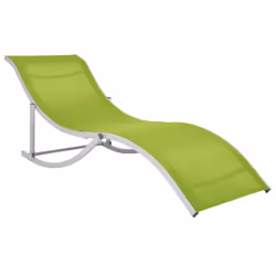 VidaXL 47787 outdoor chair Lounge Aluminium, Textile Green, Grey