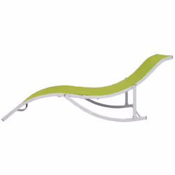 VidaXL 47787 outdoor chair Lounge Aluminium, Textile Green, Grey
