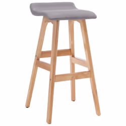 vidaXL Bar Stool Fabric Adjustable Counter Pub Swiveling Chair - 1 pcs