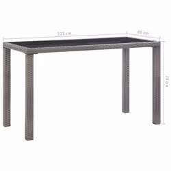 VidaXL 46448 outdoor table Anthracite - Additional view 5