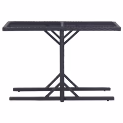 VidaXL 46452 outdoor table Black