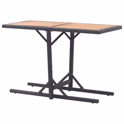 VidaXL 46456 outdoor table Black - Additional view 4