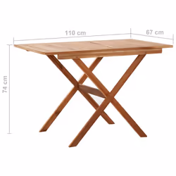 VidaXL 46458 outdoor table Brown - Additional view 6
