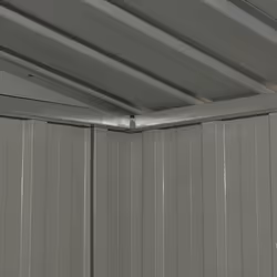 vidaXL Garden Shed Anthracite Steel Building Outdoor Garage Storage House - Additional view 5
