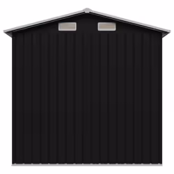 vidaXL Garden Storage Shed Anthracite Steel Building Outdoor Garage Storage - Additional view 3