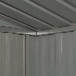 vidaXL Garden Storage Shed Anthracite Steel 257x205x178cm Tool House Cabin - Additional view 5