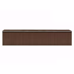 vidaXL Garden Shed Brown 257 cm Galvanised steel Storage Tool House Carport - Additional view 3
