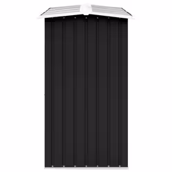vidaXL Garden Log Storage Shed Galvanised Steel Anthracite Firewood Sheds