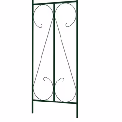 vidaXL Garden Arch Dark Green 120cm Iron Home Lawn Outdoor Pergola Trellis - Additional view 3