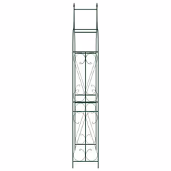 vidaXL Garden Arch Dark Green 120cm Iron Home Lawn Outdoor Pergola Trellis - Additional view 6