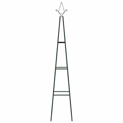 vidaXL 2x Garden Climbing Plant Racks Dark Green Iron Outdoor Display Stand - Additional view 5