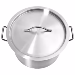vidaXL Stock Pot 24 L 36x24 cm Stainless Steel Soup Stew Catering Pot Kitchen - Additional view 4
