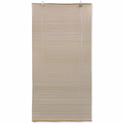 vidaXL Bamboo Roller Blinds Kitchen Blackout Curtain 4 pcs 120x160 cm Natural