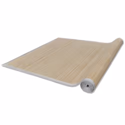 vidaXL Rectangular Natural Bamboo Rugs Area Rugs Flooring 2 pcs 120x180 cm