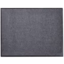 vidaXL 2x PVC Door Mats Indoor Use Non-skid Safety Mat Grey Front Door Mat