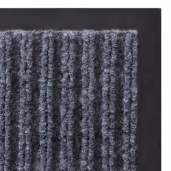 vidaXL 4x PVC Door Mats Indoor Use Non-skid Safety Mat Grey Front Door Mat - Additional view 6