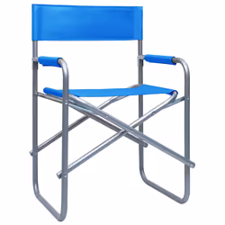 VidaXL 47917 outdoor chair Terrace Polyester, Steel Blue