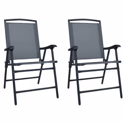 VidaXL 47922, Terrace, Steel, Textile, Grey, 620 mm, 590 mm, 930 mm