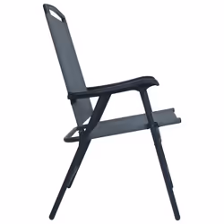 VidaXL 47922 outdoor chair Terrace Steel, Textile Grey - Additional view 4