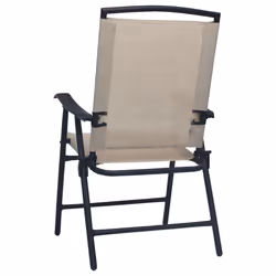 VidaXL 47924 outdoor chair Terrace Steel, Textile Cream - Additional view 5