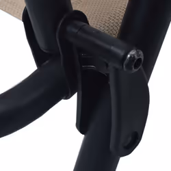 VidaXL 47924 outdoor chair Terrace Steel, Textile Cream - Additional view 7