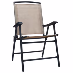 VidaXL 47925 outdoor chair Terrace Steel, Textile Taupe