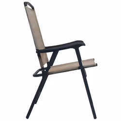 VidaXL 47925 outdoor chair Terrace Steel, Textile Taupe - Additional view 4