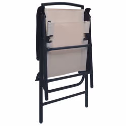 VidaXL 47925 outdoor chair Terrace Steel, Textile Taupe - Additional view 6