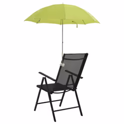 vidaXL 2x Camping Chair Parasols Green 105cm Garden Sunshade Outdoor Shelter - Additional view 3