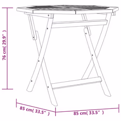 VidaXL 47418 outdoor table - Additional view 8