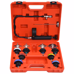 vidaXL 14 Piece Cooling System & Radiator Cap Pressure Tester Garage Tools - Additional view 3
