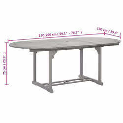 VidaXL 47277 outdoor table - Additional view 7