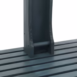 vidaXL Garden Shower Anthracite Wood Outdoor Swimming Poolside Showering Bath