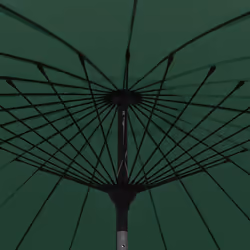 vidaXL Garden Parasol with Aluminium Pole Sunshade Outdoor Umbrella Green - Additional view 4