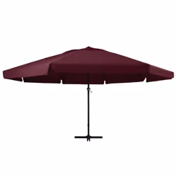 47374  Outdoor Parasol with Aluminium Pole 600 cm Bordeaux Red - Additional view 2