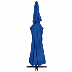 vidaXL Garden Parasol with Aluminium Pole Sunshade Outdoor Umbrella Azure Blue