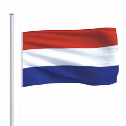 vidaXL Netherlands Flag 90x150cm Holland Flag Vivid Color National Bannaer