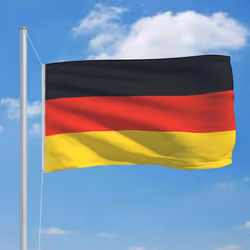 vidaXL Germany Flag Durable Garden Windsock With Brass Grommets National Flag - Additional view 2