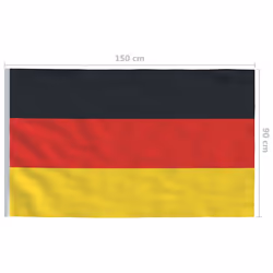 vidaXL Germany Flag Durable Garden Windsock With Brass Grommets National Flag - Additional view 4