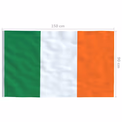 vidaXL Ireland Flag Durable Garden Windsock With Brass Grommets National Flag - Additional view 4