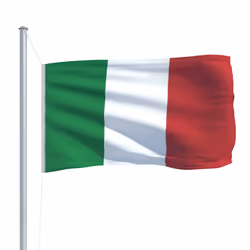 vidaXL Italy Flag Durable Garden Windsock With Brass Grommets National Flag