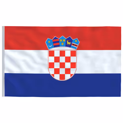 vidaXL Croatia Flag Durable Garden Windsock With Brass Grommets National Flag