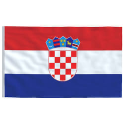 vidaXL Croatia Flag Durable Garden Windsock With Brass Grommets National Flag