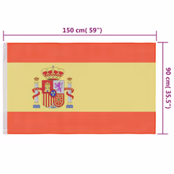 vidaXL Spain Flag Durable Garden Windsock With Brass Grommets National Flag - Additional view 4
