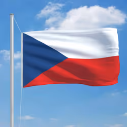 vidaXL Czech Flag Durable Garden Windsock With Brass Grommets National Flag - Additional view 2