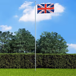 vidaXL UK Flag Durable Garden Windsock With Brass Grommets National Flags
