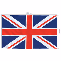 vidaXL UK Flag Durable Garden Windsock With Brass Grommets National Flags - Additional view 4