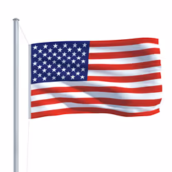 vidaXL US Flag Durable Garden Windsock With Brass Grommets National Flags - Additional view 3
